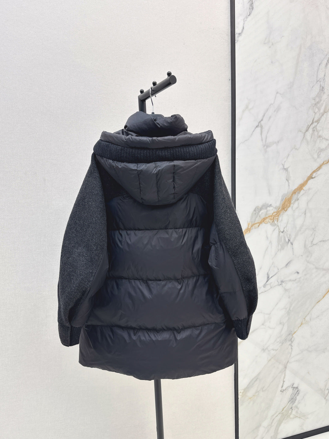 Max 25fw patchwork down jacket
