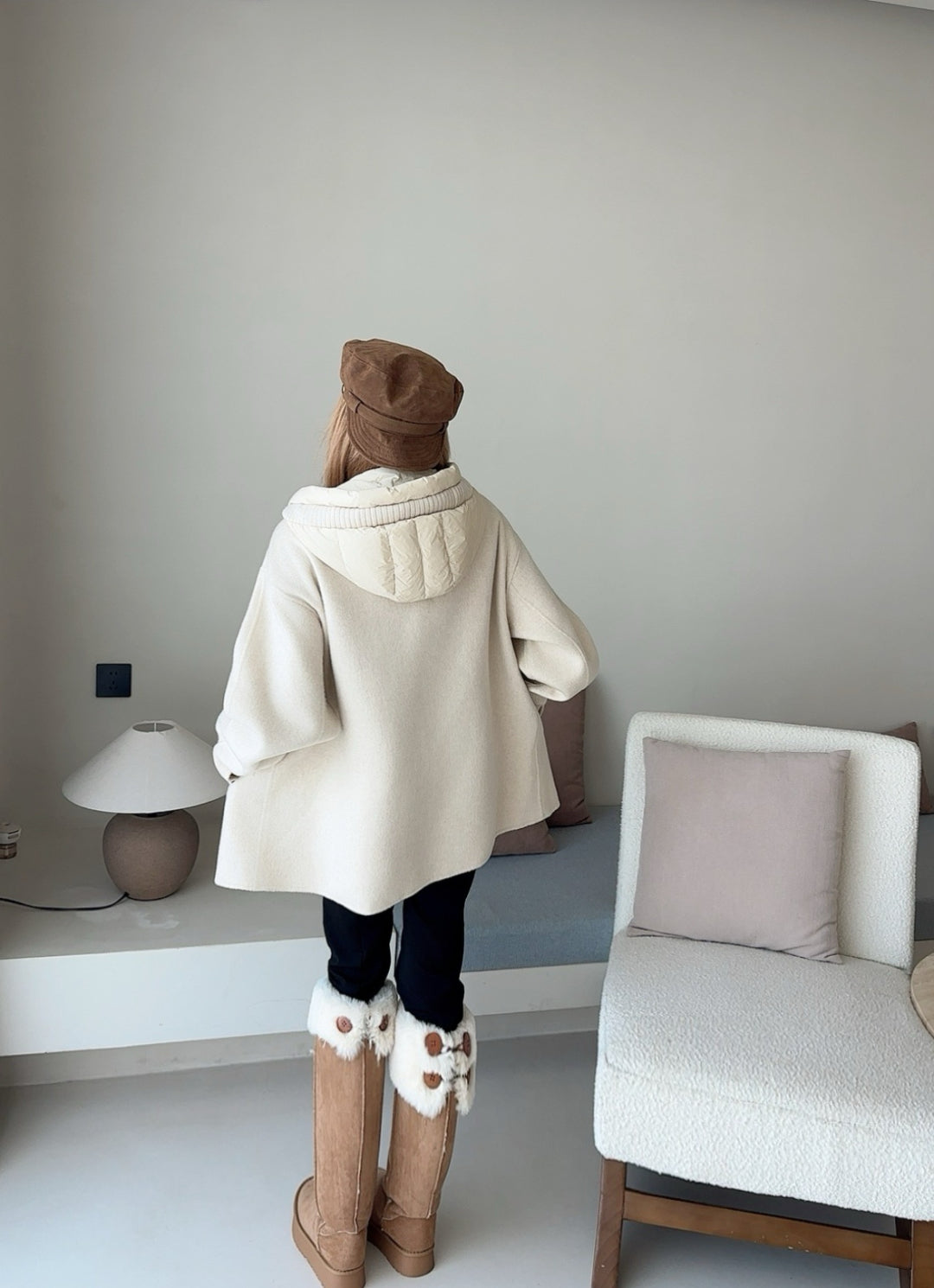 Max 25fw hooded jacket