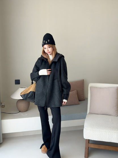 Max 25fw hooded jacket