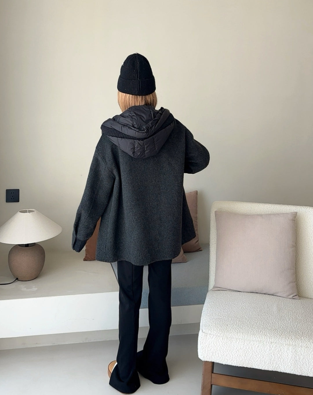 Max 25fw hooded jacket