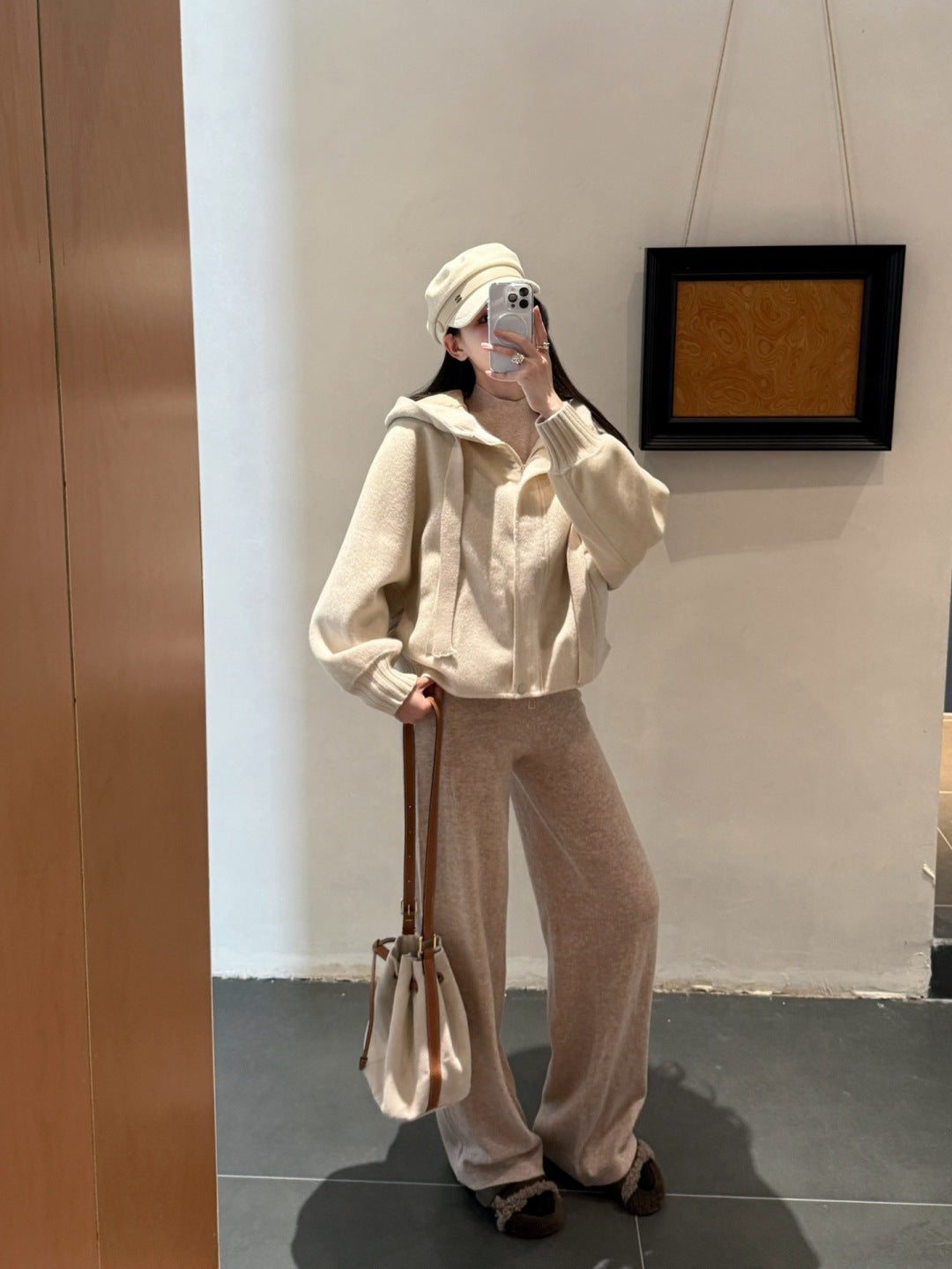 Max 25fw Hooded jacket