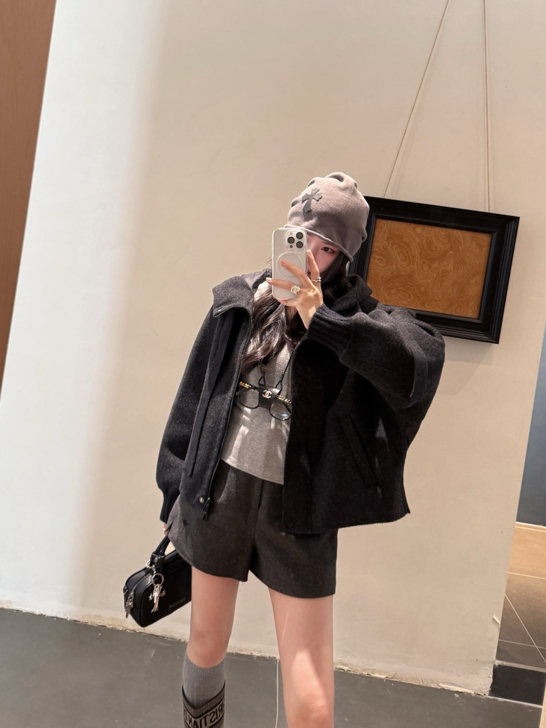 Max 25fw Hooded jacket