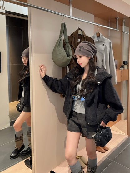 Max 25fw Hooded jacket