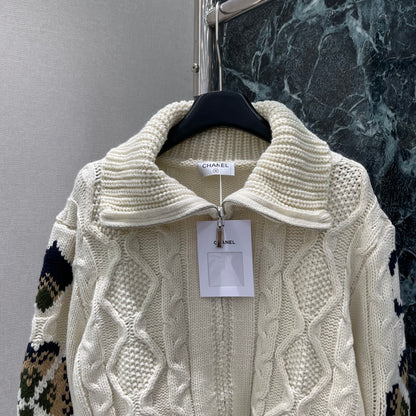 Chan 25fw jacquard sweater
