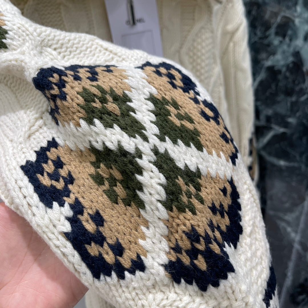 Chan 25fw jacquard sweater