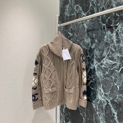 Chan 25fw jacquard sweater