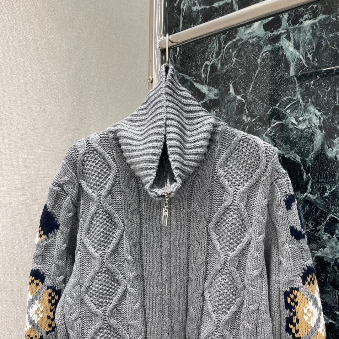 Chan 25fw jacquard sweater