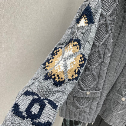 Chan 25fw jacquard sweater