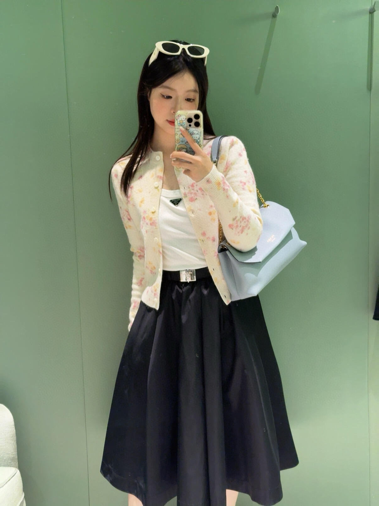 Pra 25fw Knitted cardigan