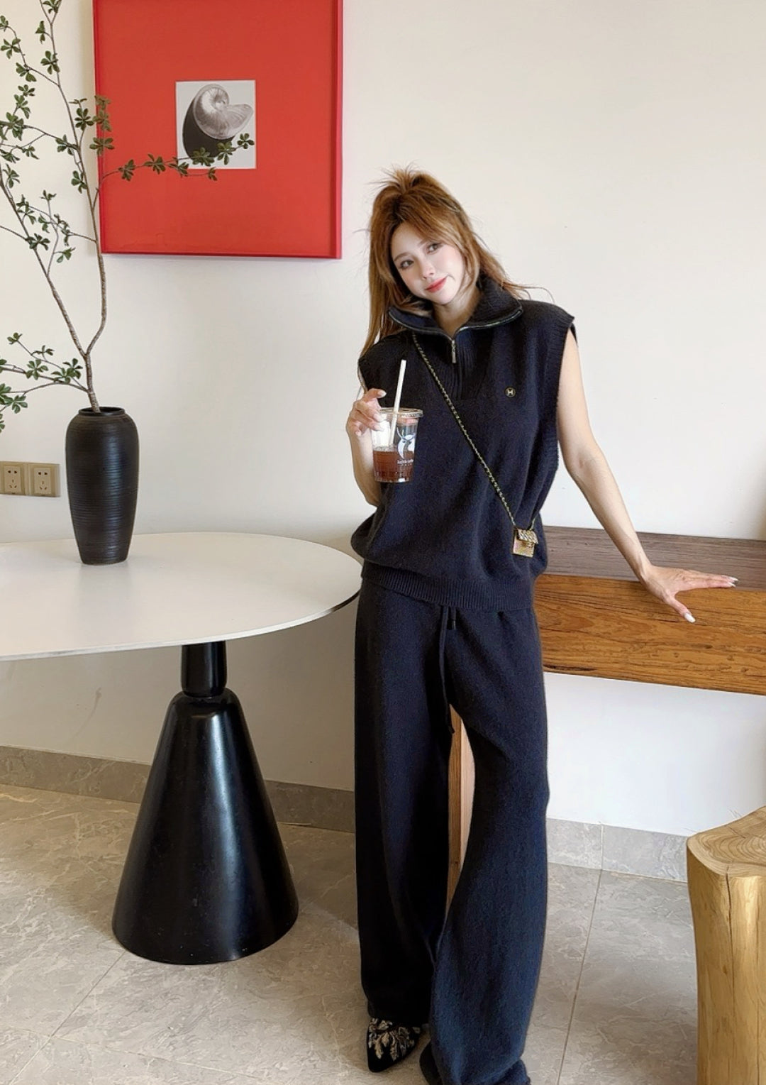 Her 25fw wool suit