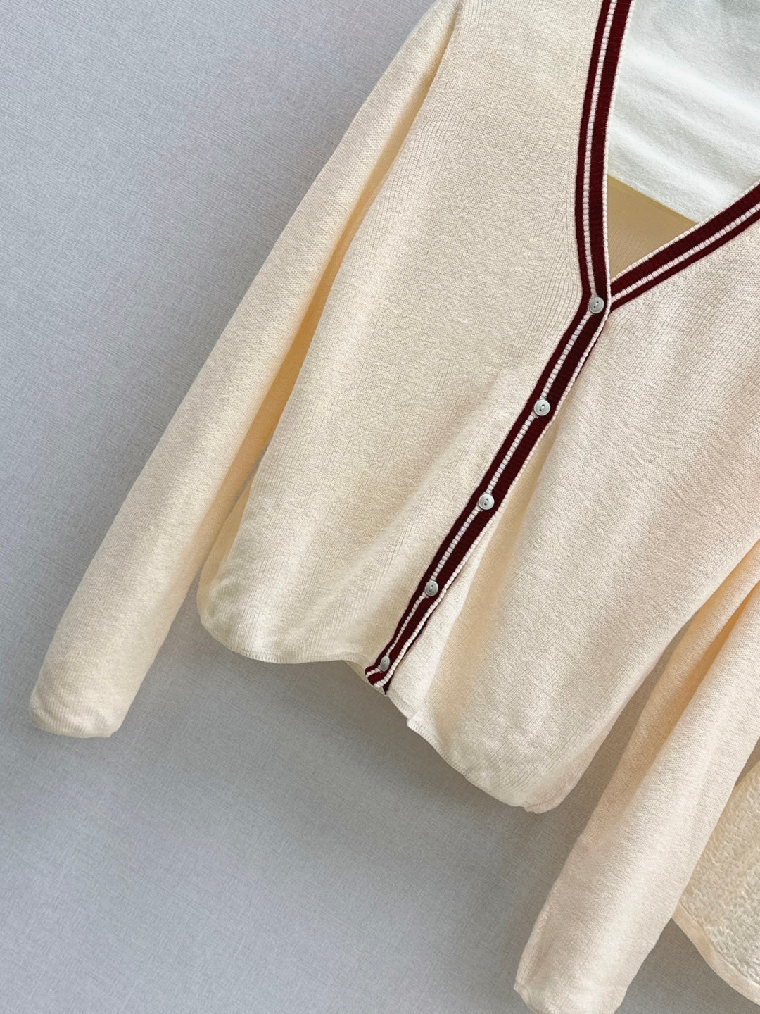 Herm 25fw Knitted vest cardigan