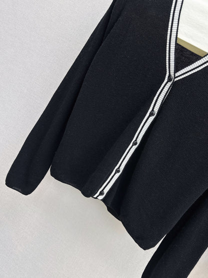 Herm 25fw Knitted vest cardigan