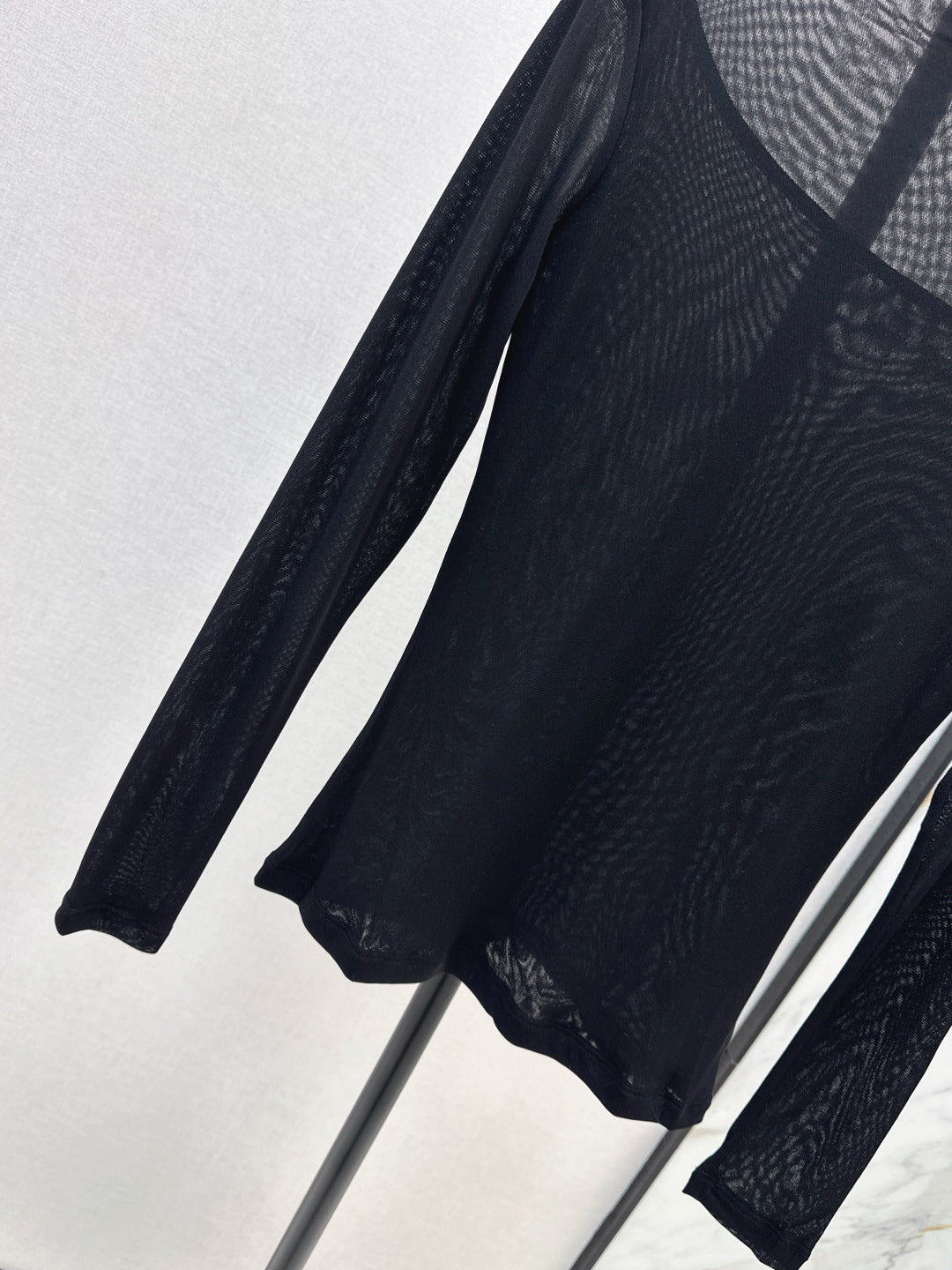 Miu 25fw mesh bottoming shirt