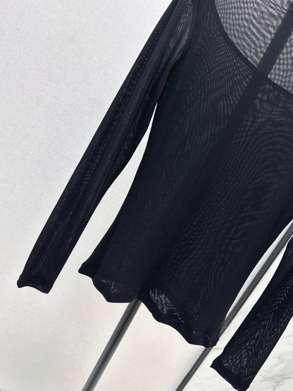 Miu 25fw mesh bottoming shirt