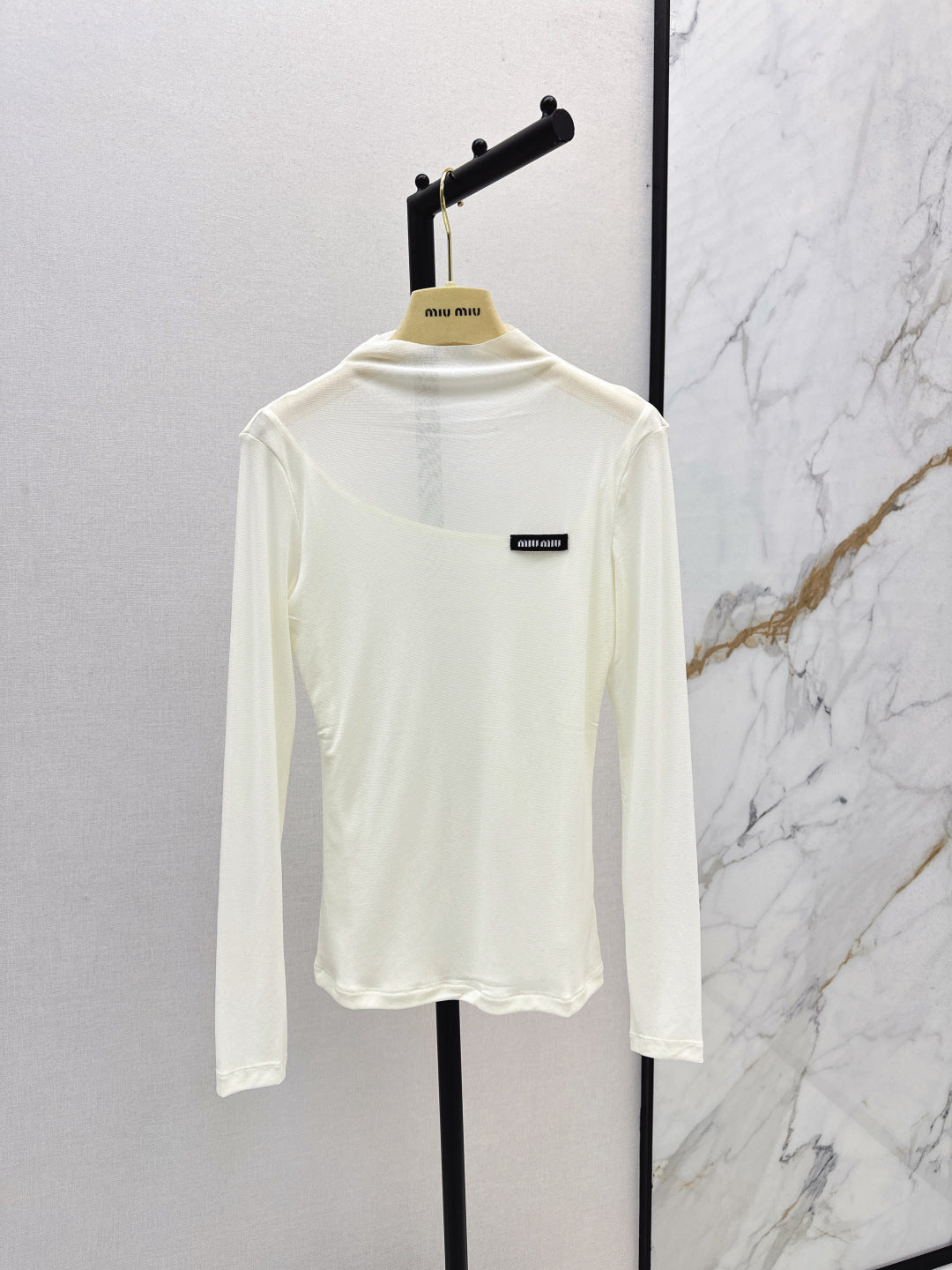 Miu 25fw mesh bottoming shirt