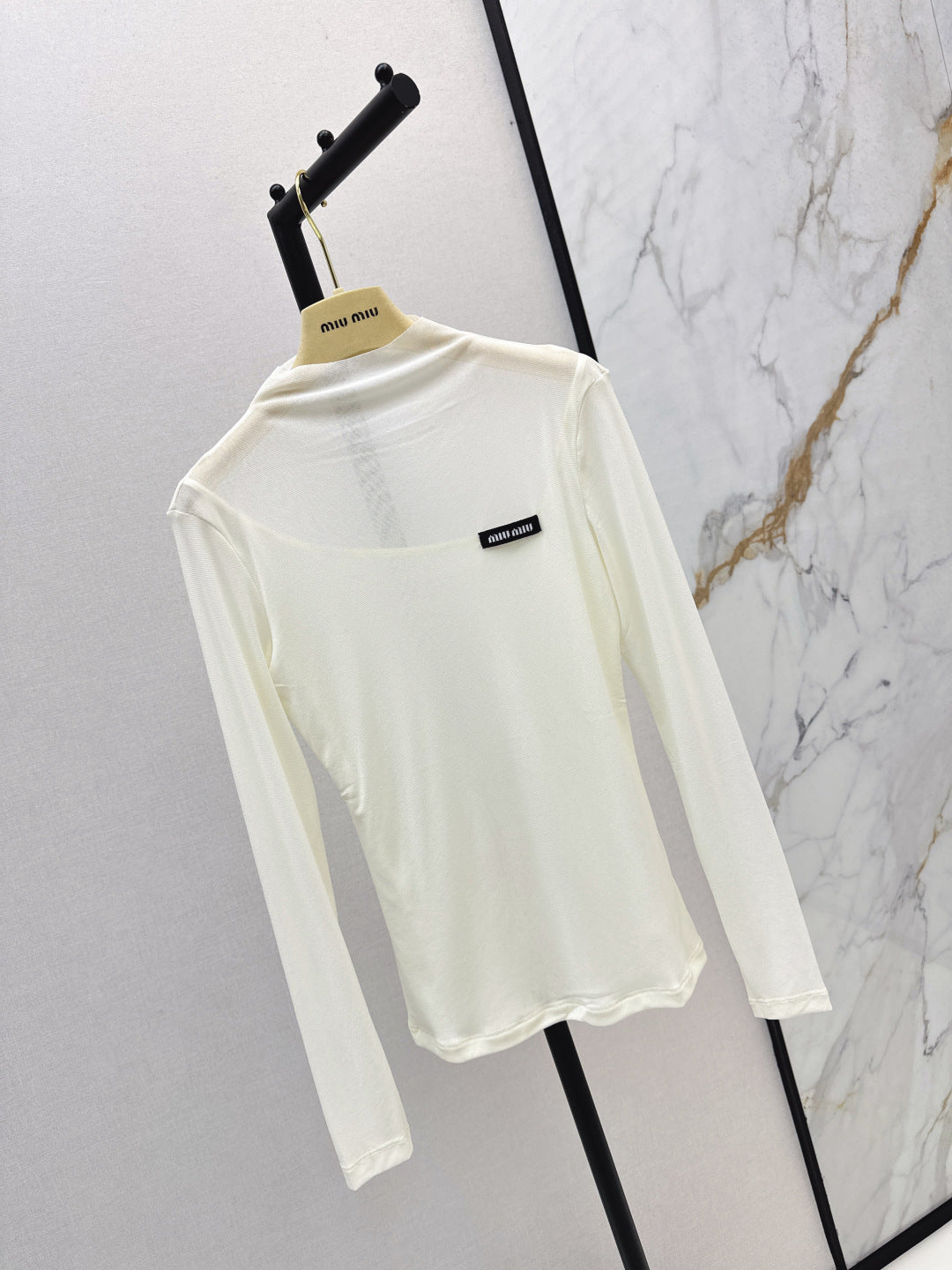 Miu 25fw mesh bottoming shirt