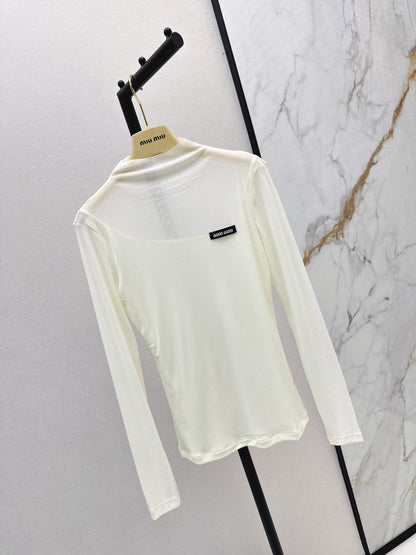 Miu 25fw mesh bottoming shirt