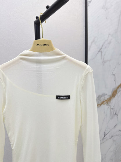 Miu 25fw mesh bottoming shirt