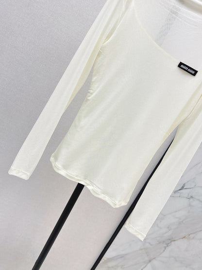 Miu 25fw mesh bottoming shirt