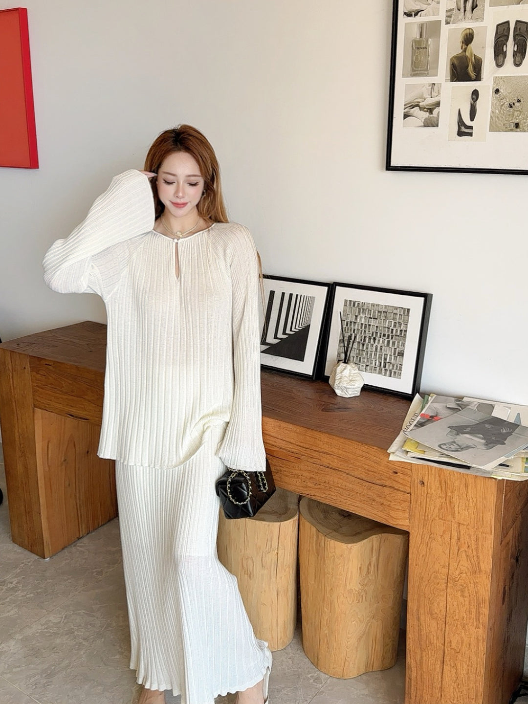 Loro 25fw wool suit