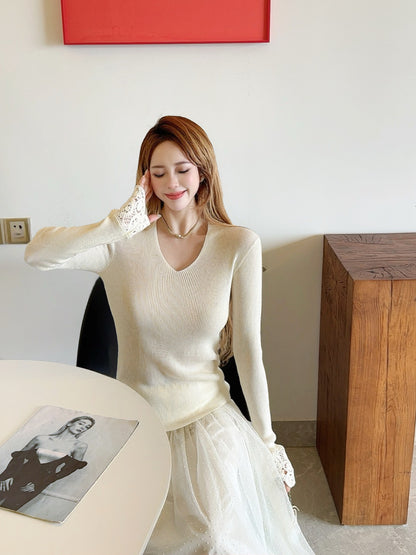 Miu 25fw wool sweater