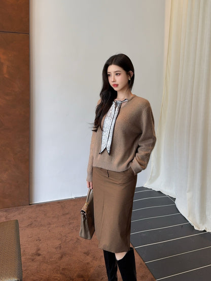 CD 25fw Wool knit sweater