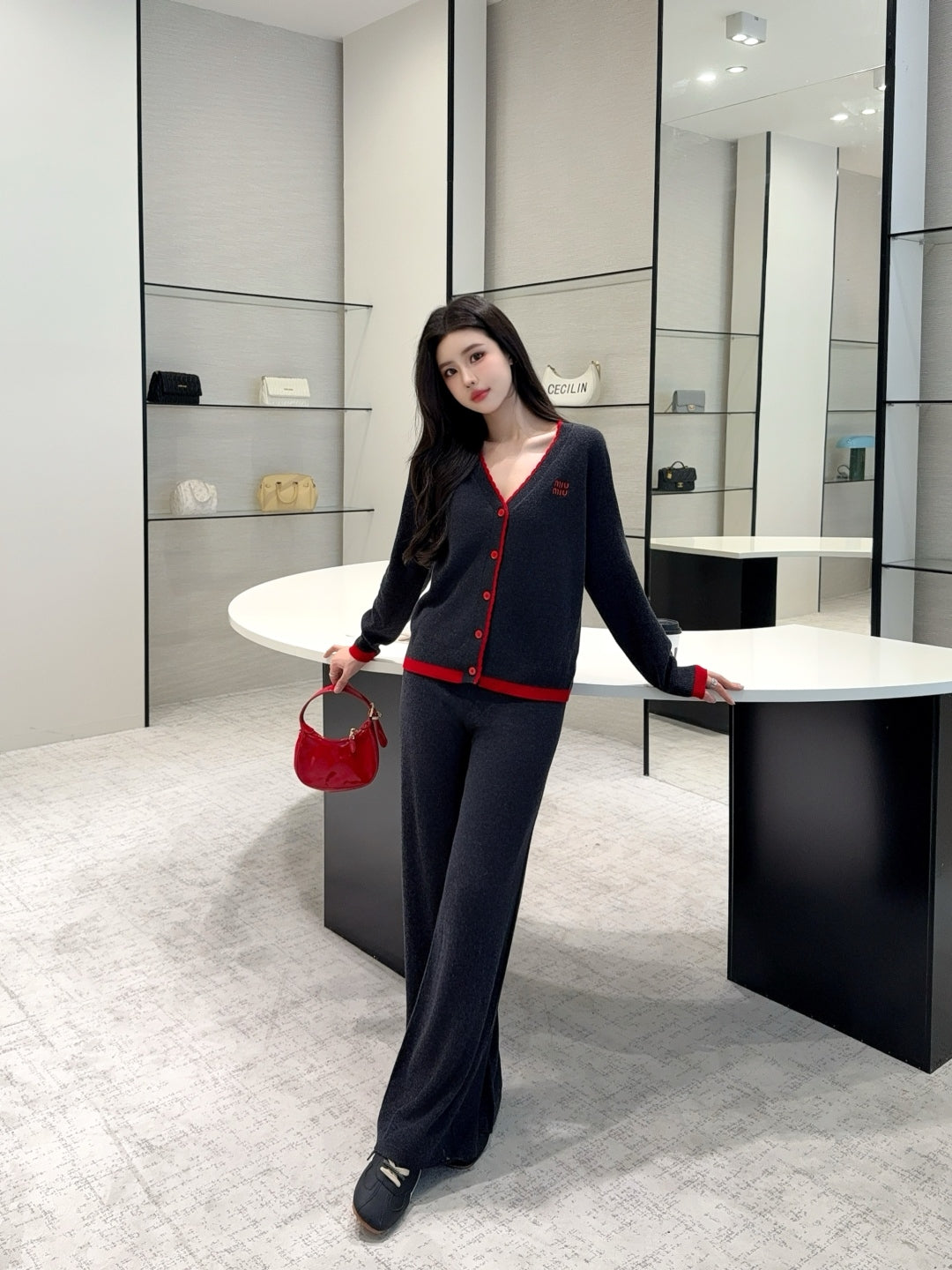 Miu 25fw wool suit