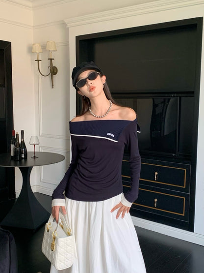 Miu 25fw off shoulder top