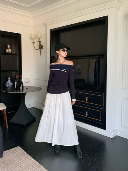 Miu 25fw off shoulder top