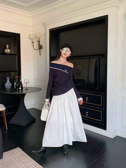 Miu 25fw off shoulder top