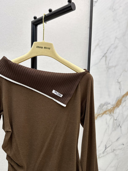 Miu 25fw off shoulder top