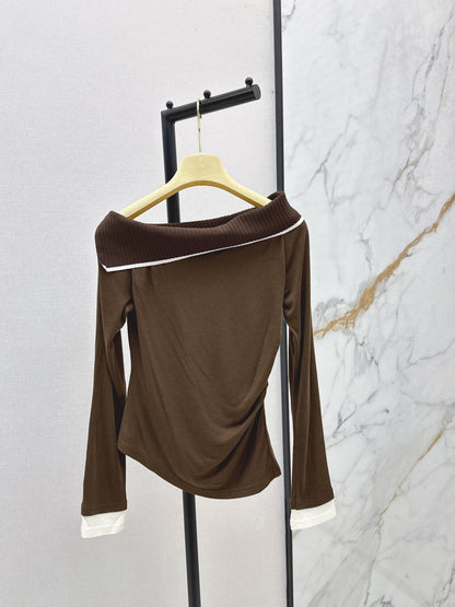 Miu 25fw off shoulder top