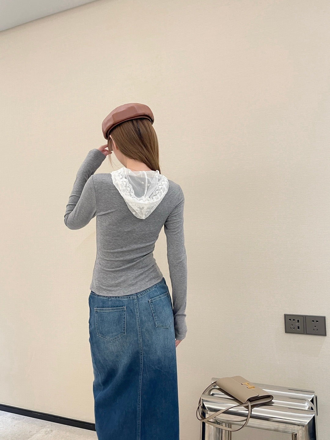 Miu 25fw knitted sweater