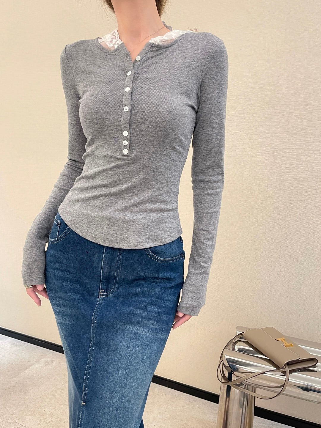 Miu 25fw knitted sweater