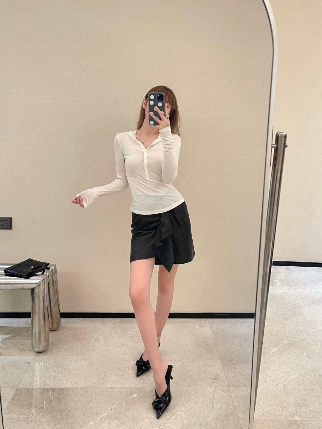 Miu 25fw knitted sweater