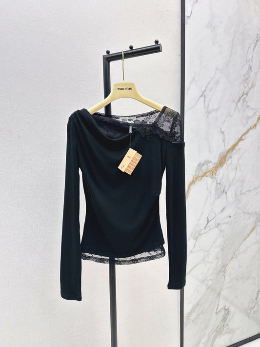 Miu 25fw lace shirt
