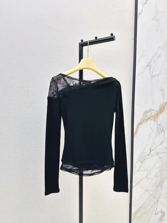 Miu 25fw lace shirt