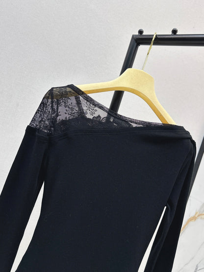 Miu 25fw lace shirt
