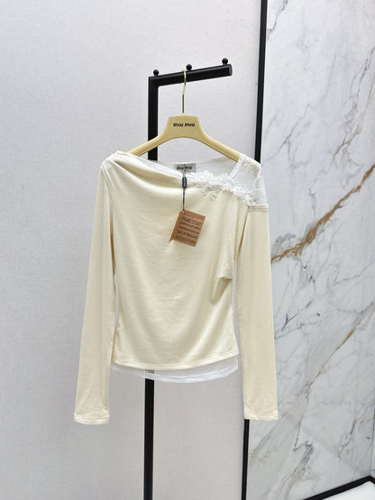 Miu 25fw lace shirt