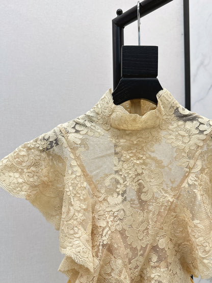 Zimm 25ss lace shirt