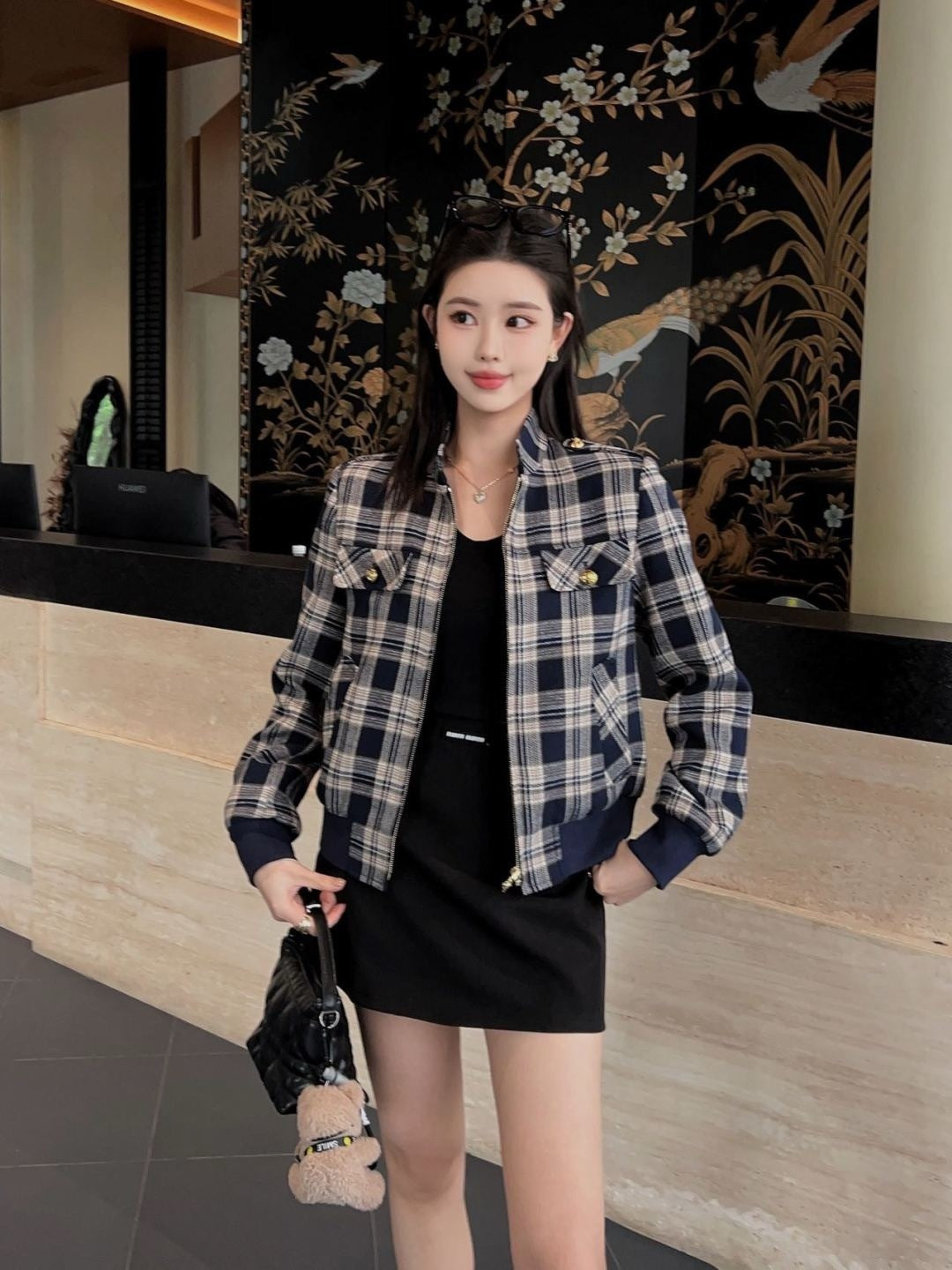 Celi 25fw Plaid jacket