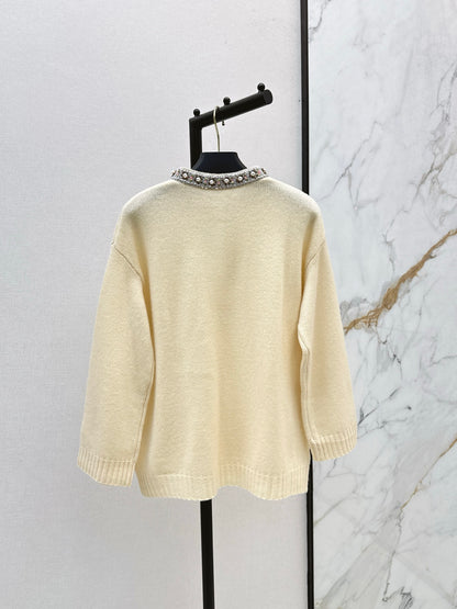 Valen 25fw beaded sweater