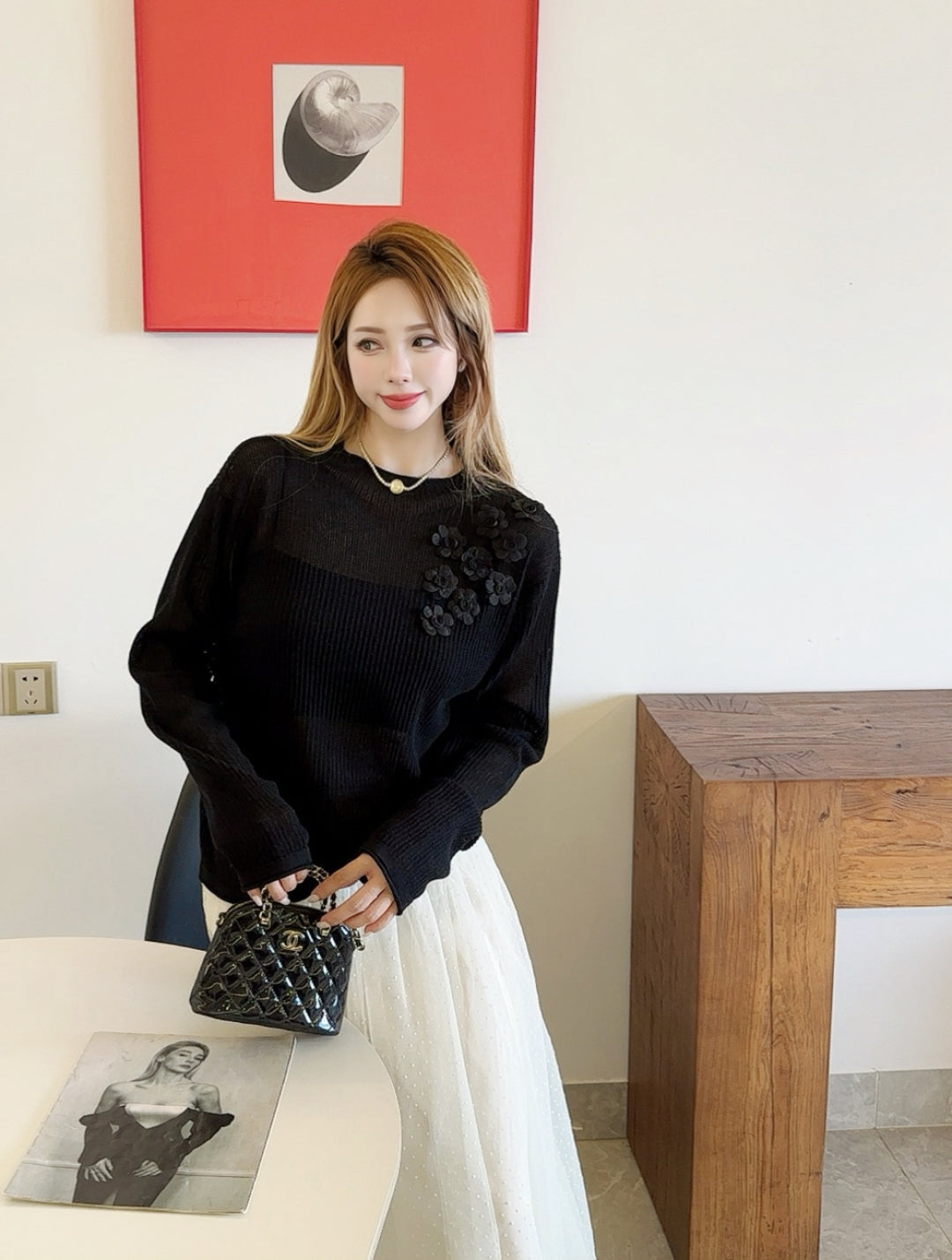 Chan 25fw knit sweater