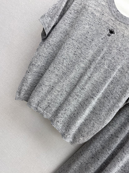 CD 25fw wool kintted suit