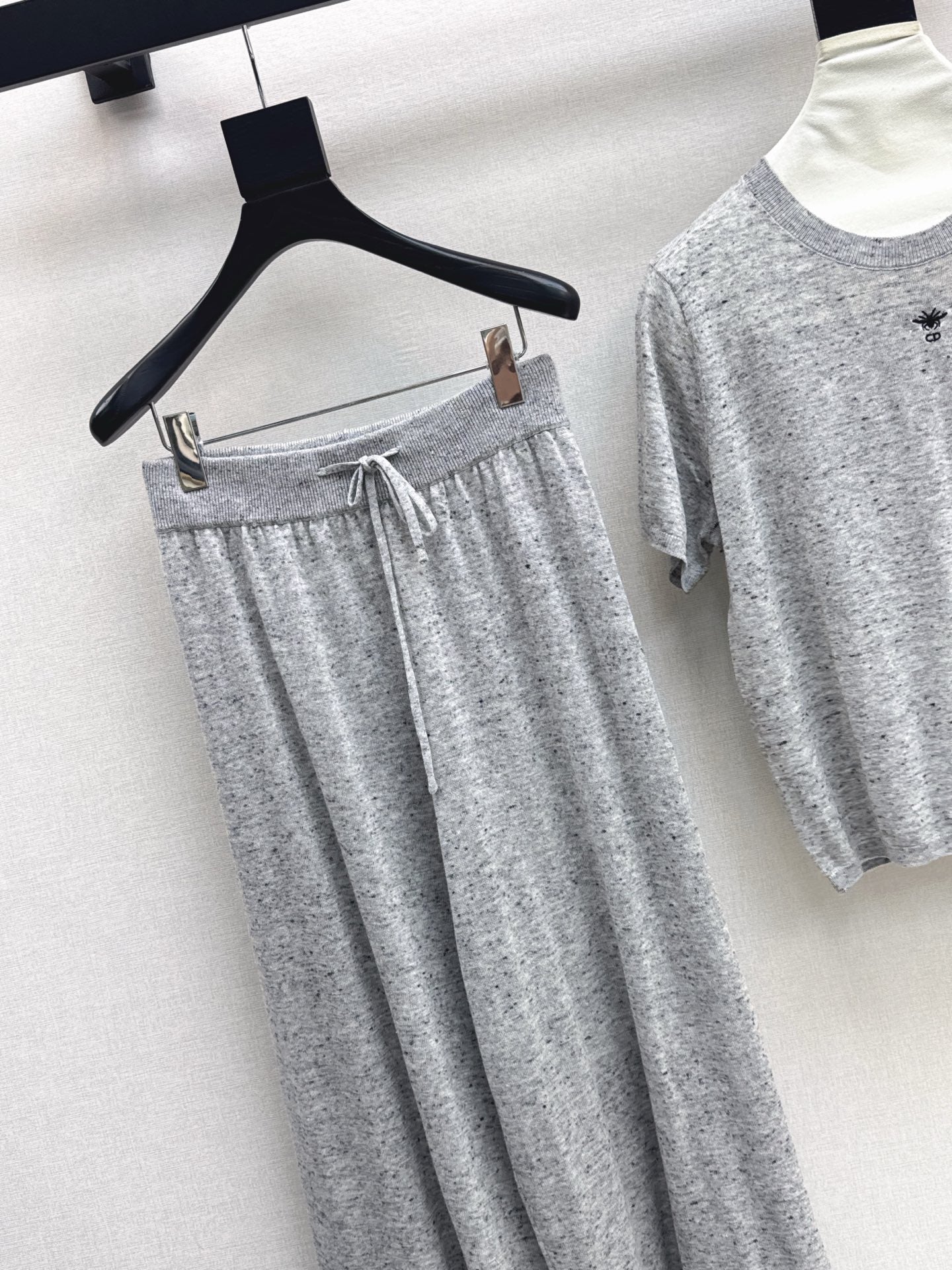 CD 25fw wool kintted suit