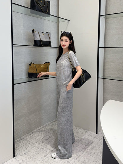 CD 25fw wool kintted suit