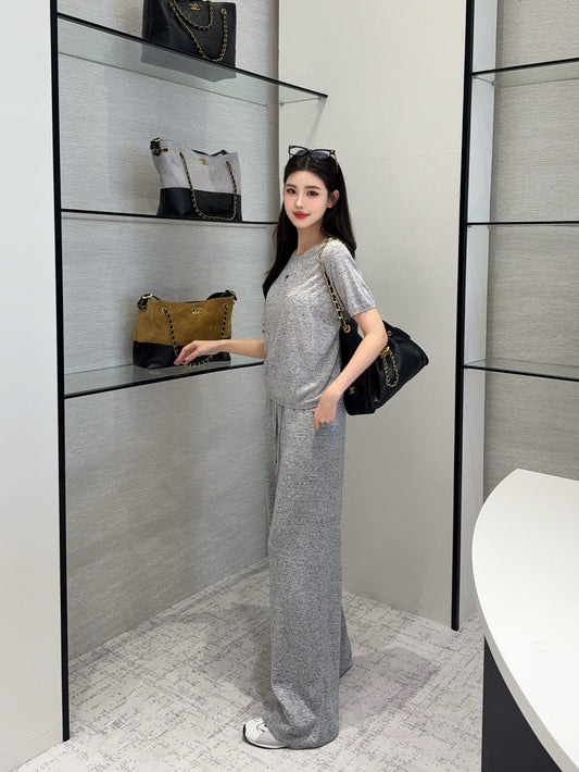 CD 25fw wool kintted suit