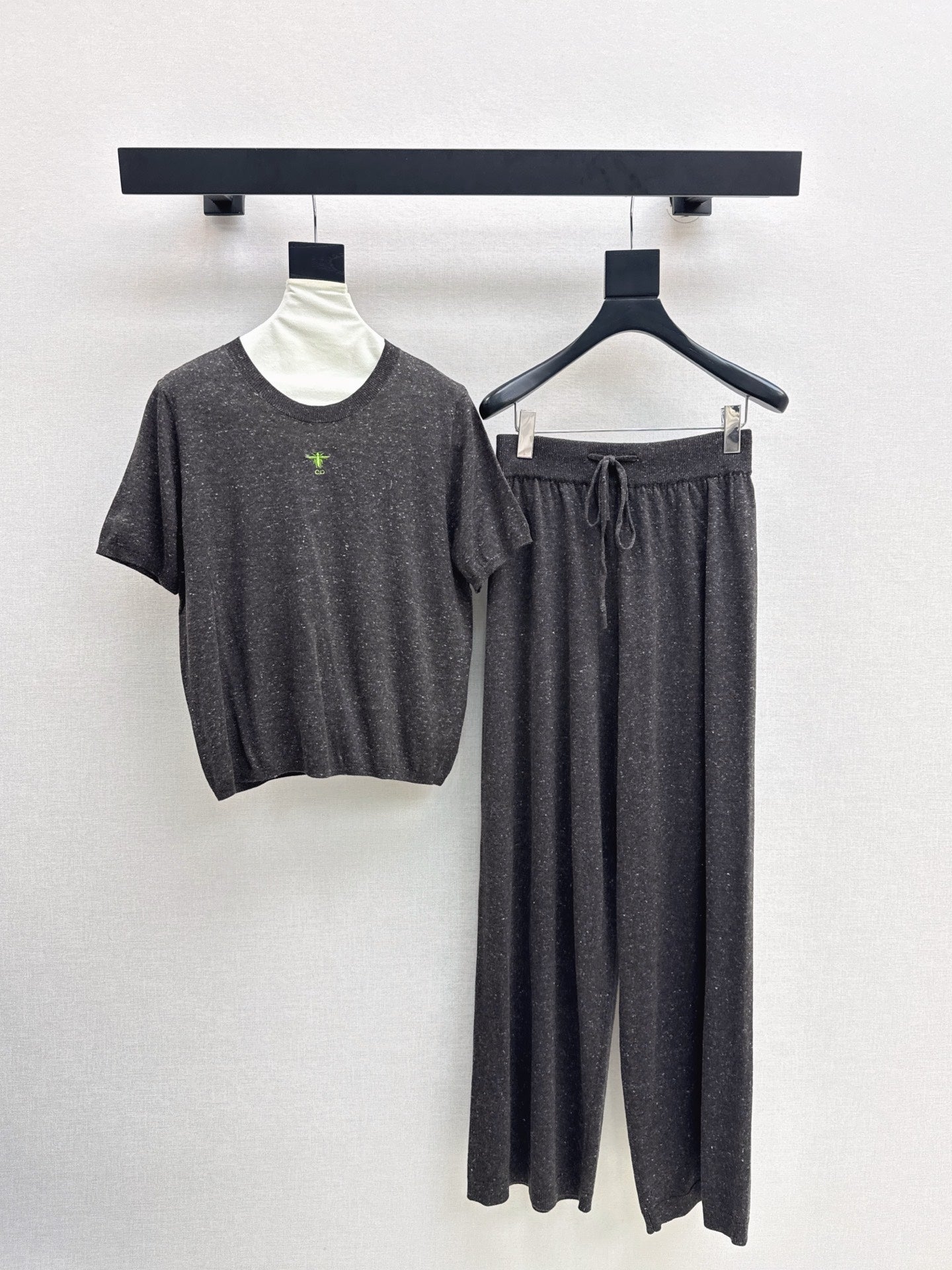 CD 25fw wool kintted suit