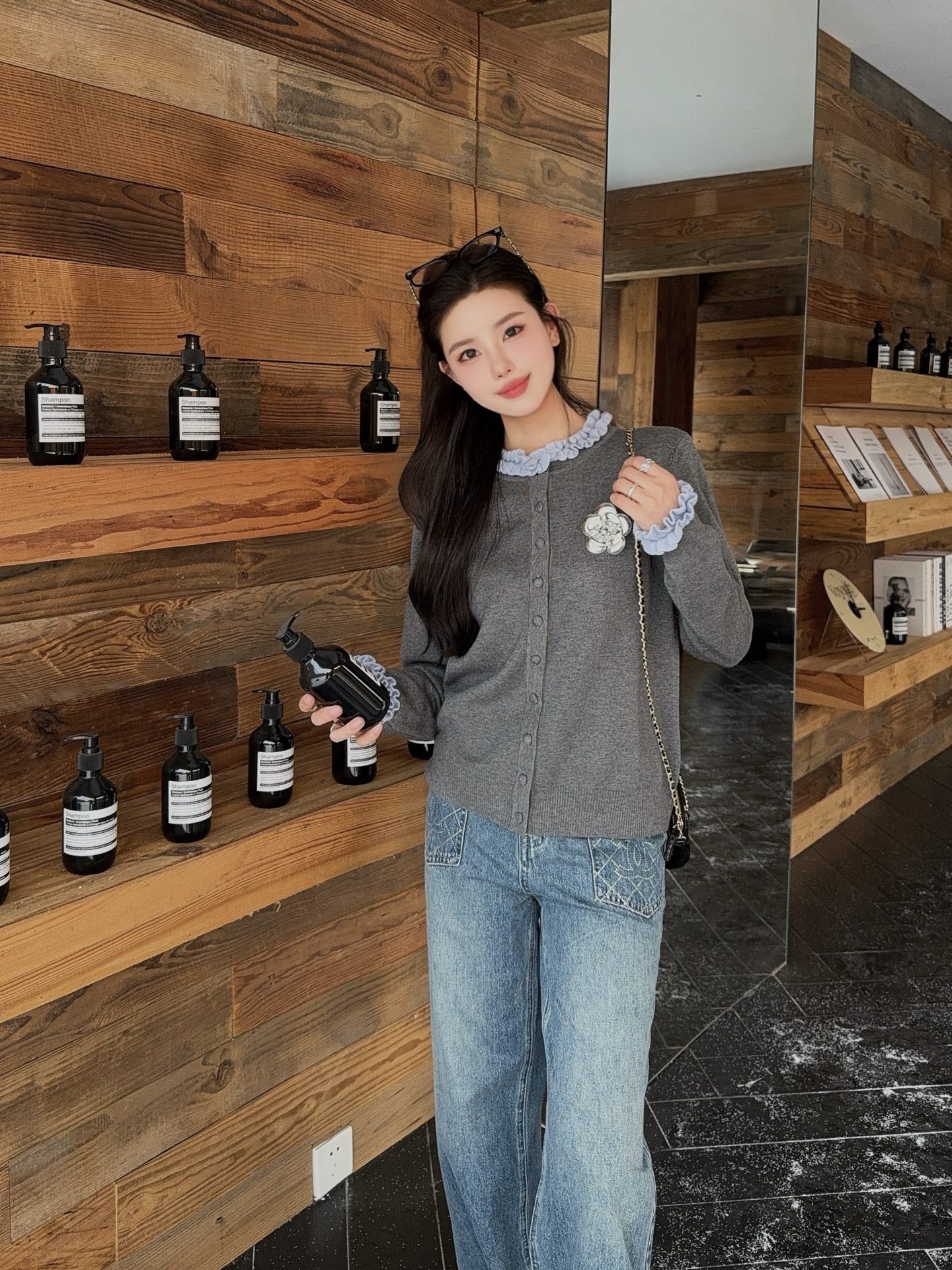 Chan 25fw knit cardigan