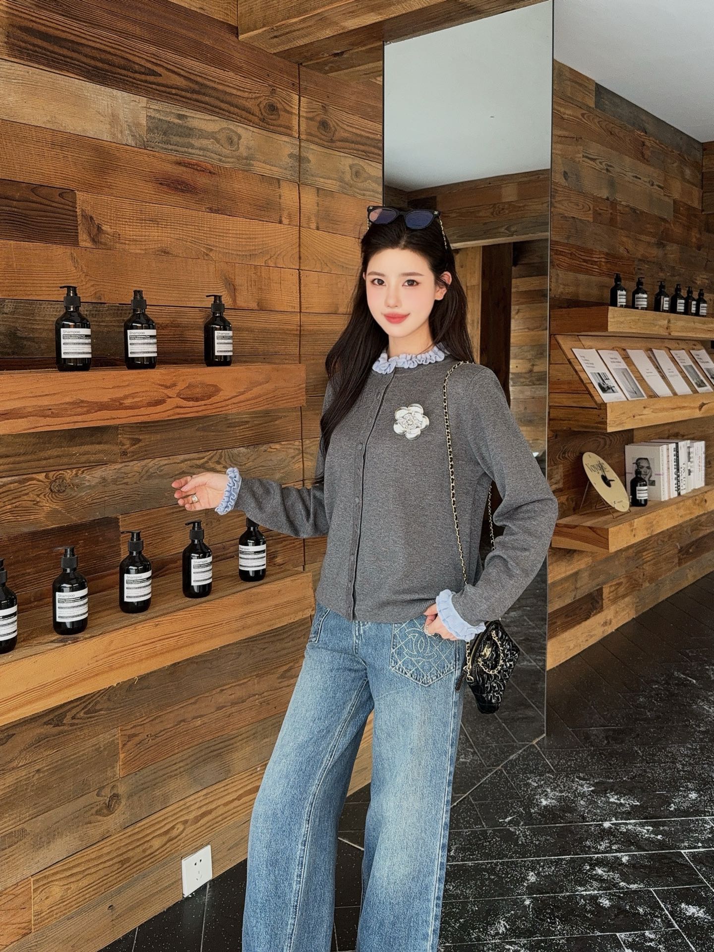 Chan 25fw knit cardigan